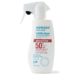 آگردو ضد آفتاب اسپری مدل(Agrado Sun Care Sensitive Sunscreen Lotion Spray +SPF 50  250ml)حجم250میل