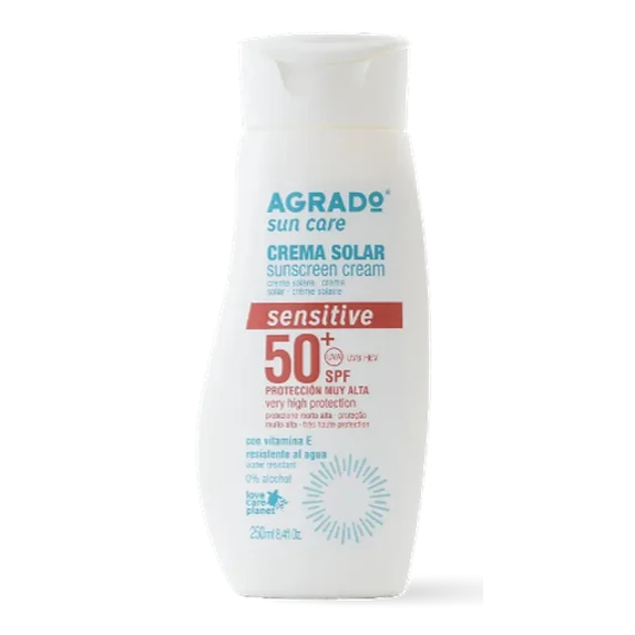 16 کرم ضد آفتاب آگرادو (Agrado) مدل Sensitive(میل250) - تصویر 1