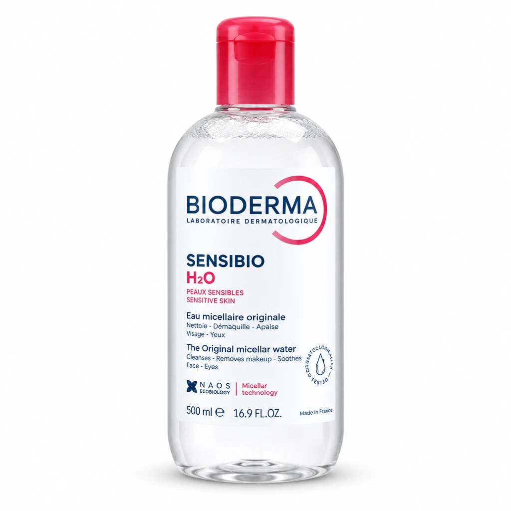 17 میسلار واتر پاککننده آرایش بایودرما مدل Sensibio H2O حجم ۵۰۰ میلیلیتر - تصویر 1