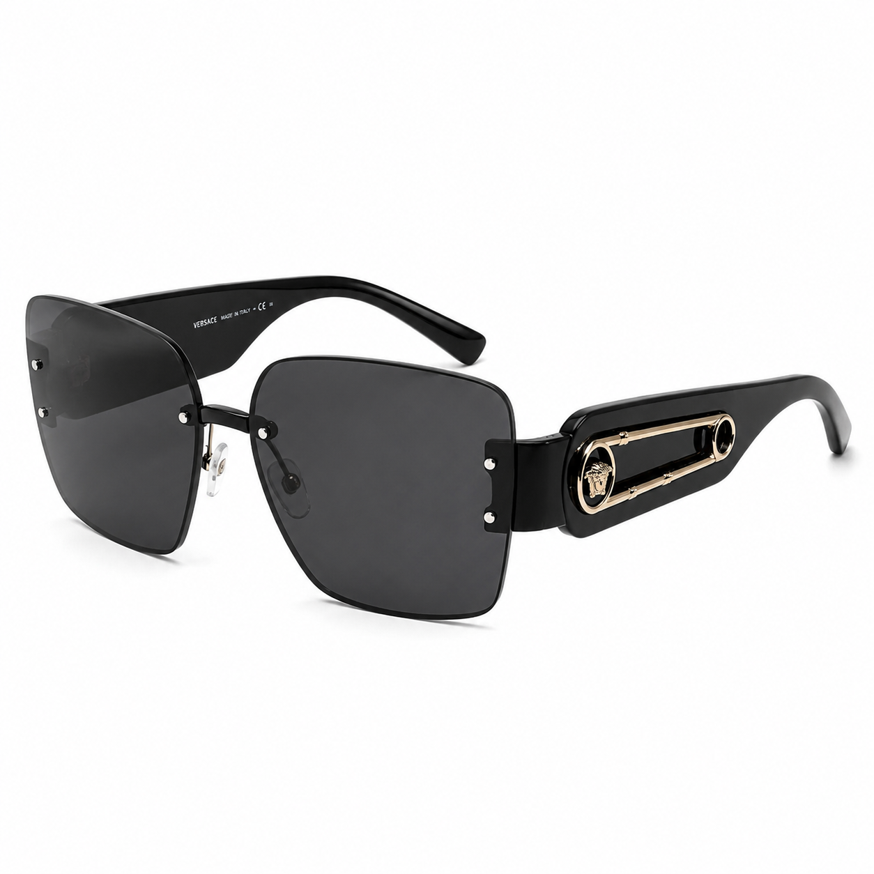 1c6e9545-bd20-4300-8115-d0ec63f12d9e عینک آفتابی لاکچری مدل(58107)Medusa Versace - تصویر 1