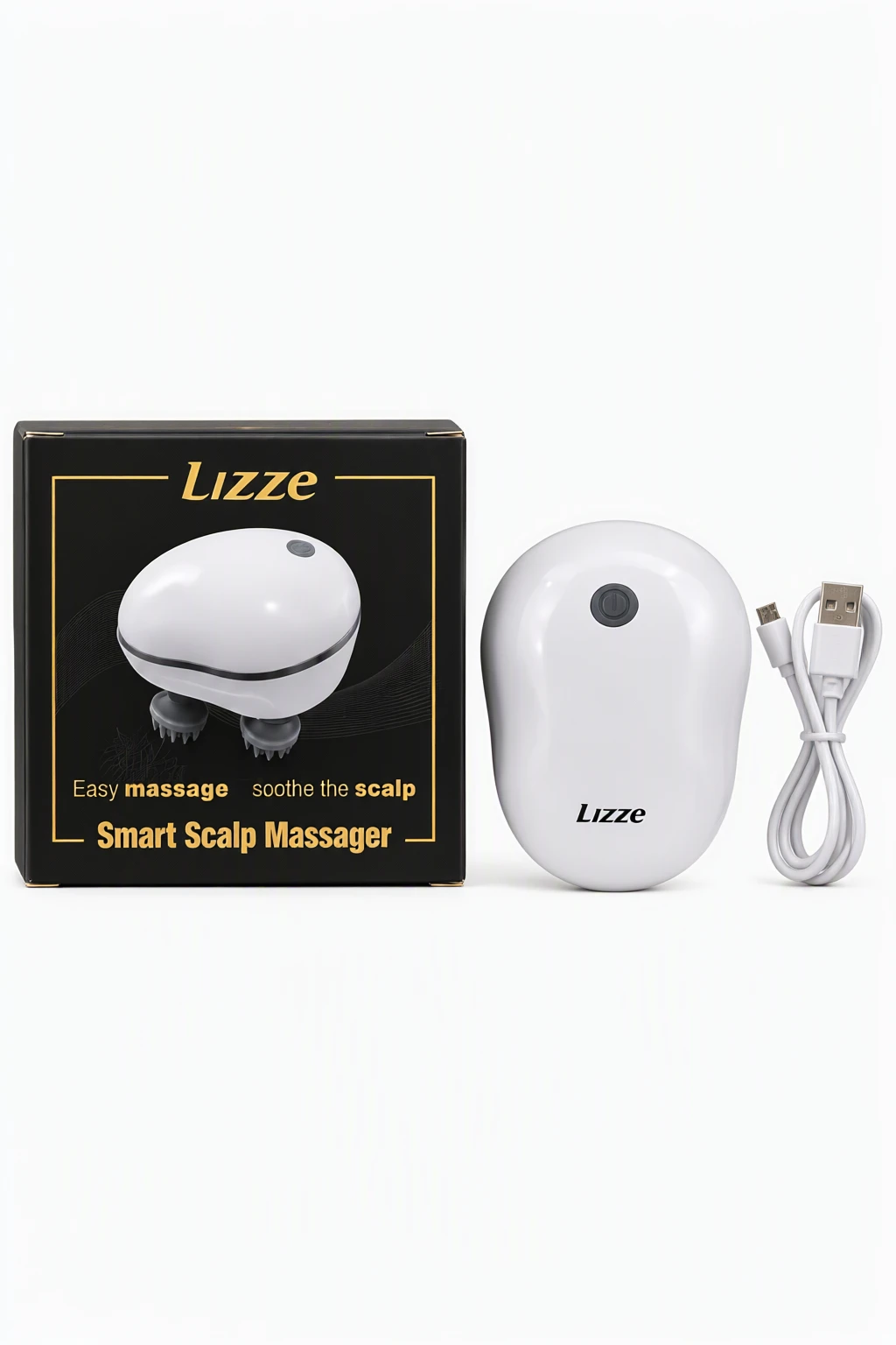 1e66fc60-08e9-48b9-824f-86662e3f6bf5 ماساژور و اسکراب هوشمند پوست سر لیزه مدل Smart Scalp Massager(Lizze) - تصویر 1