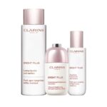 ست روشن‌کننده و ضدلک کلارینس برایت پلاس (Clarins Bright Plus Ritual Set – Serum, Essence & Emulsion)