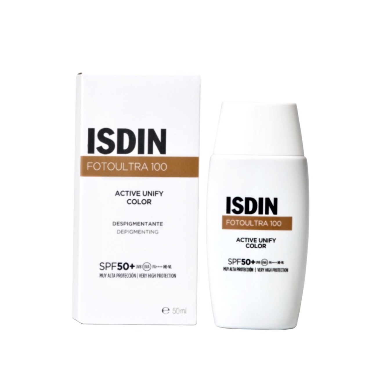Screenshot ایزدین ضد آفتاب و ضد لک رنگی اکتیو یونیفای مدل(ISDIN Fotoultra 100 Active Unify Color) حجم50میل - تصویر 1
