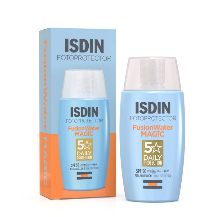 Isdin-fotoprotector-Fusion-Water-Magic-SPF50 ایزدین ضد آفتاب فیوژن واتر مجیک مدل ( ISDIN Fotoprotector FusionWater MAGIC +SPF 50) حجم50میل - تصویر 1