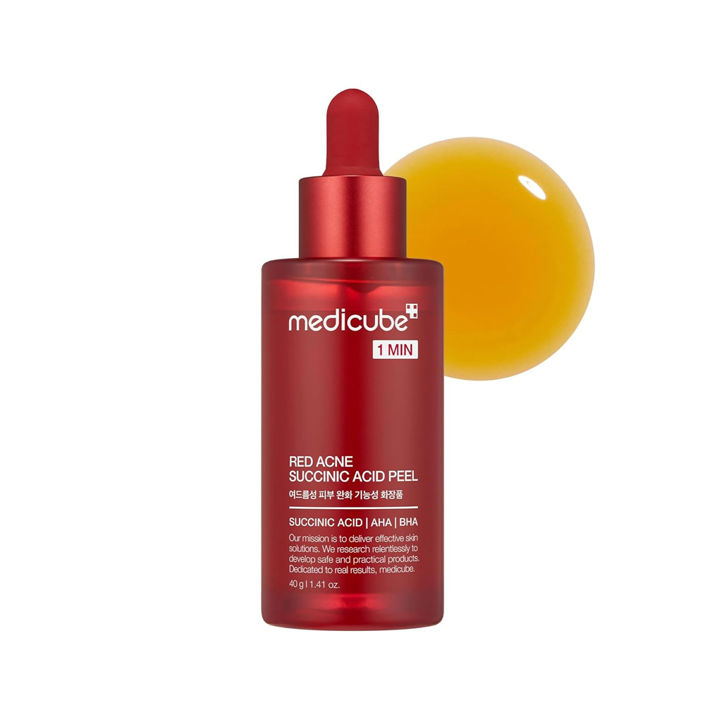 سرم-پیلینگ-لایه-بردار-و-ضد-جوش-سوکسینیک-اسید-مدی-کیوب-Medicube-Red-Acne-Succinic-Acid-Peel-40gr (1) مدیکیوب سرم لایهبردار ضد جوش مدل رد آکنه سوکسینیک اسید پیل 40 میل - تصویر 1