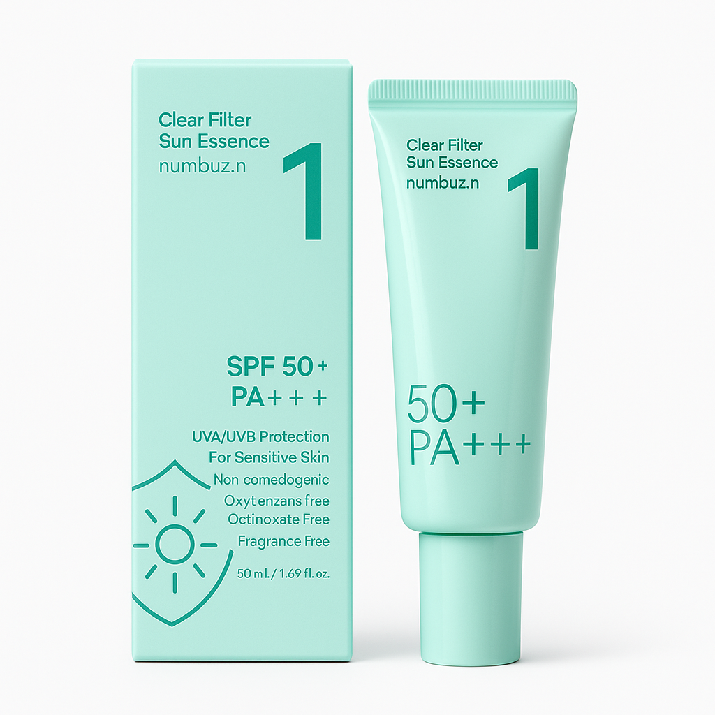 05BAD465-841A-40F2-8BBC-EFAA0128650A نامبوزین ضد آفتاب( ++++numbuz:n No. 1 Clear Filter Sun Essence +SPF 50 PA )حجم۵۰ میل - تصویر 1