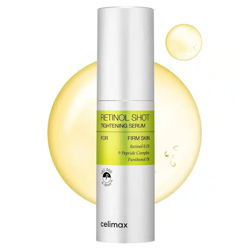 IMG_7220 سرم سفت کننده و قابض منافذ پوست رتینول سلیمکس Celimax مدل Retinol Shot Tightening Serum(30 میل) - تصویر 1