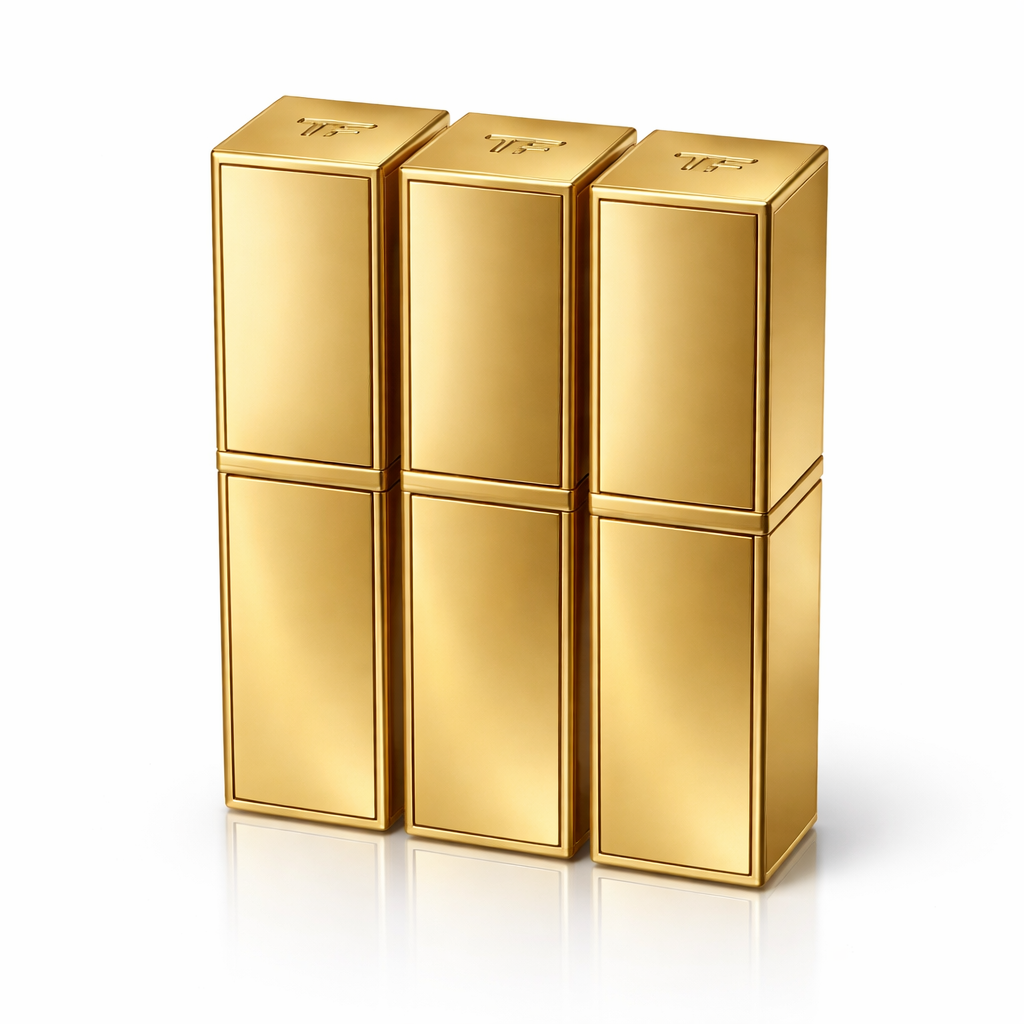 96CC8B73-8645-4544-BB00-87F6657712D6 رژ لب لوکس تام فورد (طلایی) پک دو تایی - تصویر 1