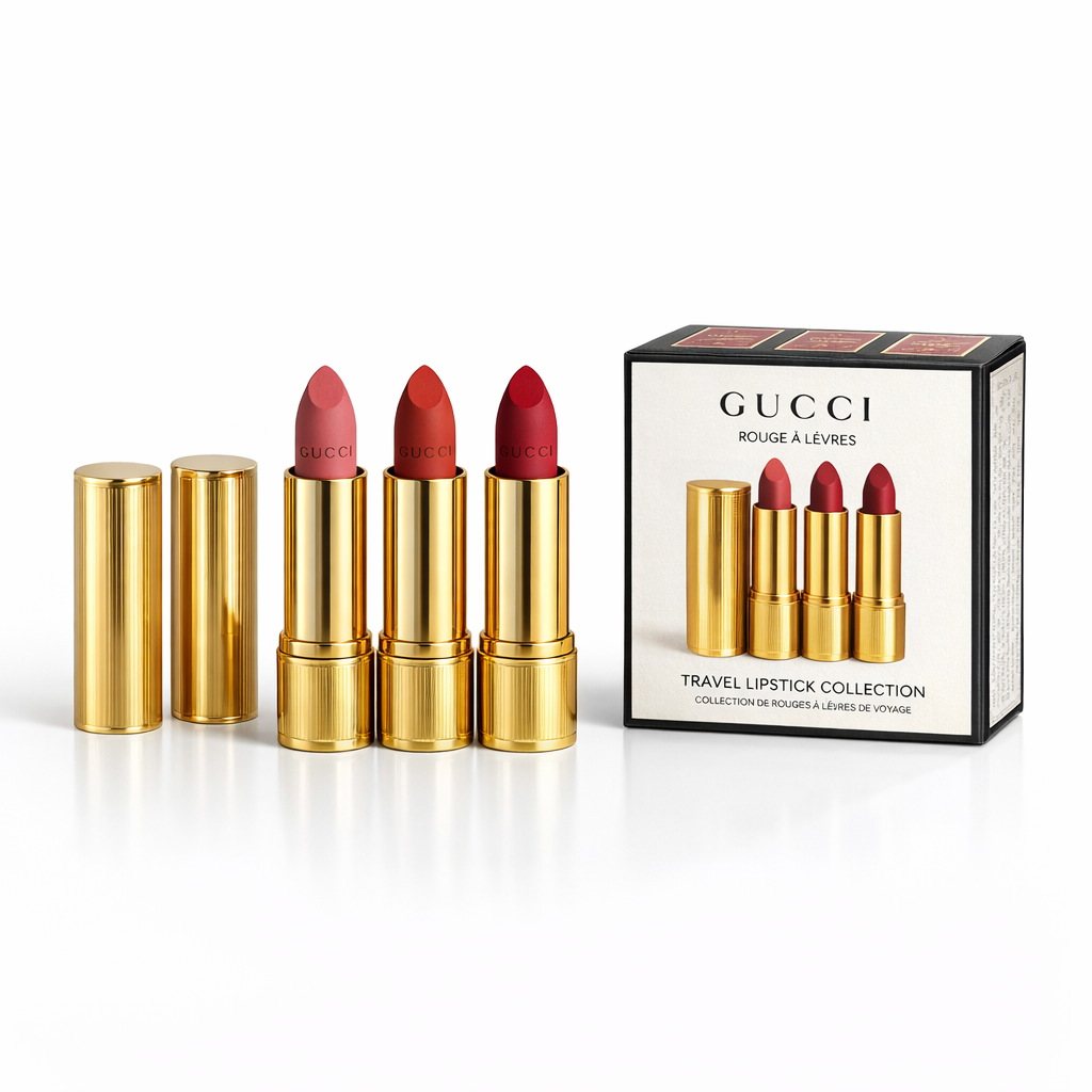 587DF9BE-989B-4F8F-B1E9-F7DA31EA76F2 ست رژ لب گوچی روژ ا لور – کالکشن مسافرتی (Travel Lipstick Collection - تصویر 1
