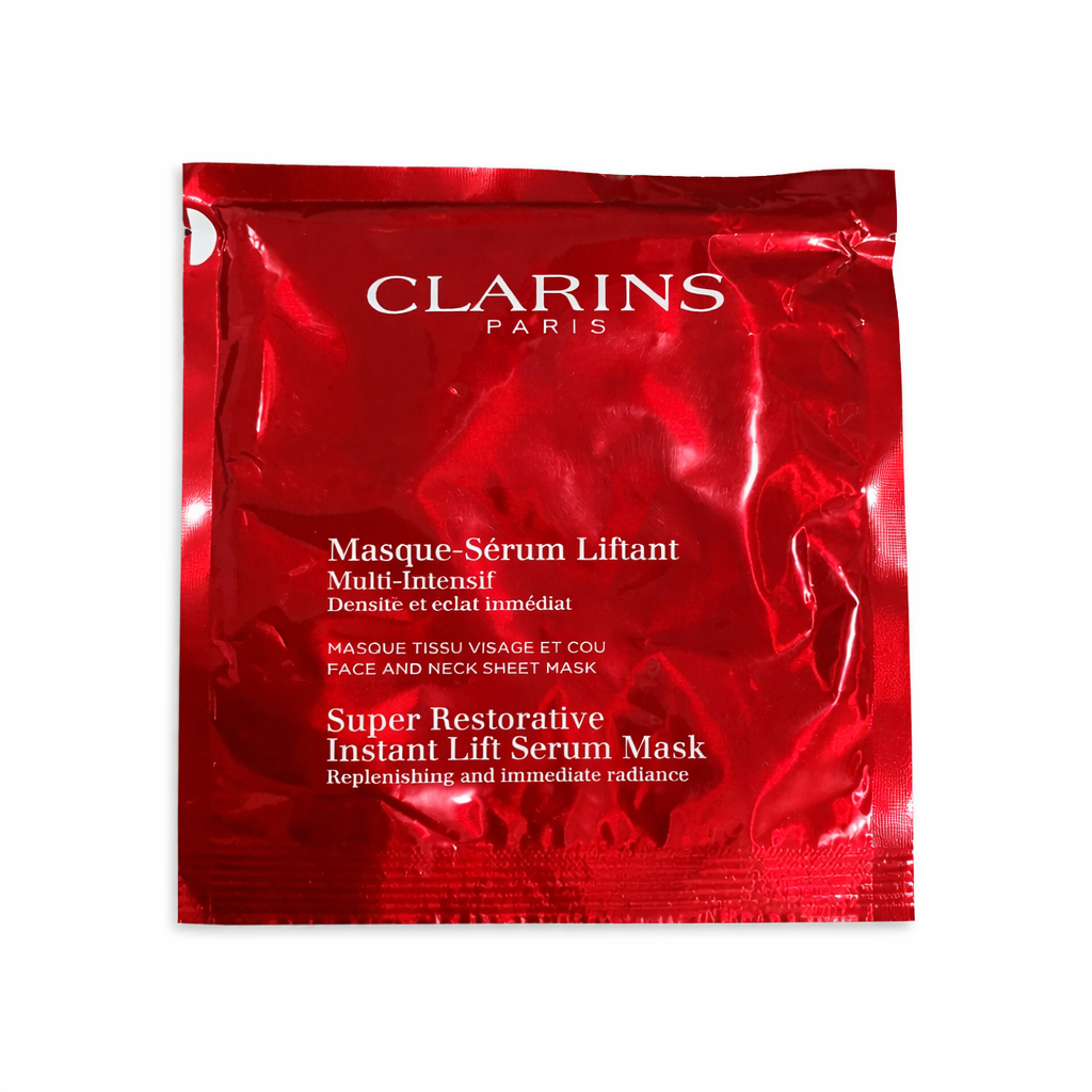 C932B2C5-5E3A-48D1-B271-360DCE5DE43C ماسک ورقهای لیفتینگ کلارنس Clarins Super Restorative Instant Lift Serum Mask - تصویر 1