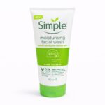 ژل شستشوی صورت مرطوب‌کننده سیمپل مدل Moisturising Facial Wash