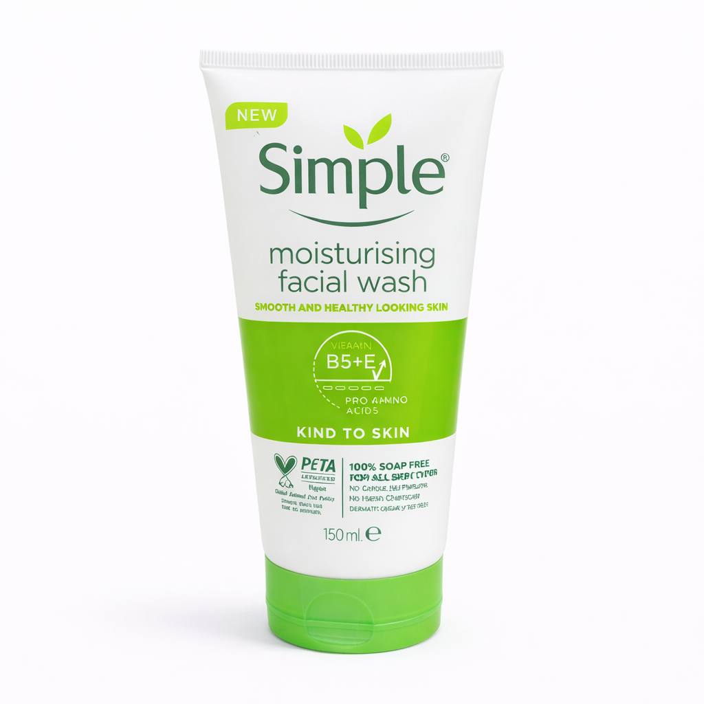 IMG_6256 ژل شستشوی صورت مرطوبکننده سیمپل مدل Moisturising Facial Wash - تصویر 1