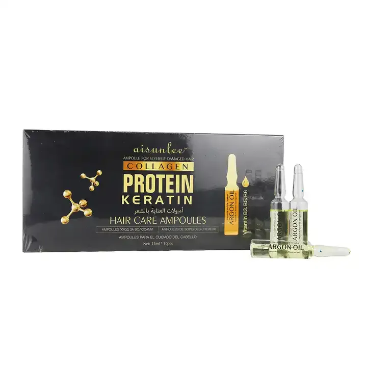 keratine-queen-hair-ampoules-masokala.com_ ویال مو کراتین کویین Keratin Queen بسته 10 عددی - تصویر 1