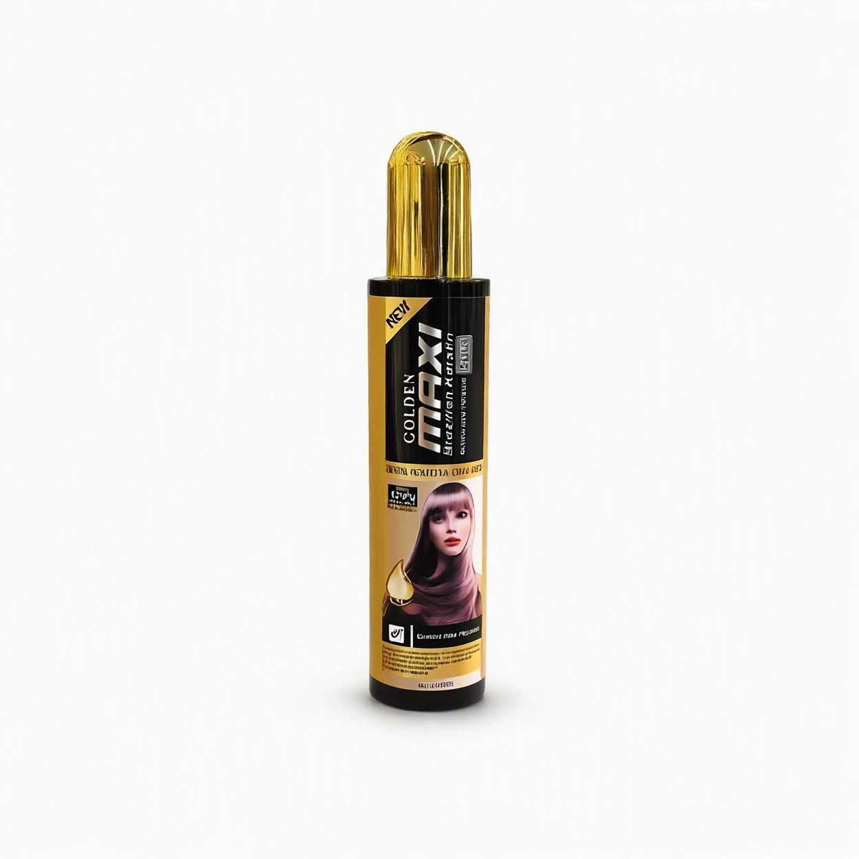 22a26c6b-c70b-45c0-9179-4db22315f3f5 عطر و اسپری کراتین و کلاژن مو گلدن مکسی مدل طلایی حجم ۲۲۰ میلیلیتر - تصویر 1