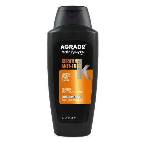 38 شامپو ضد وز و محافظ کراتین آگرادو (Agrado) مدل Keratina Anti-Frizz(750میل) - تصویر 1