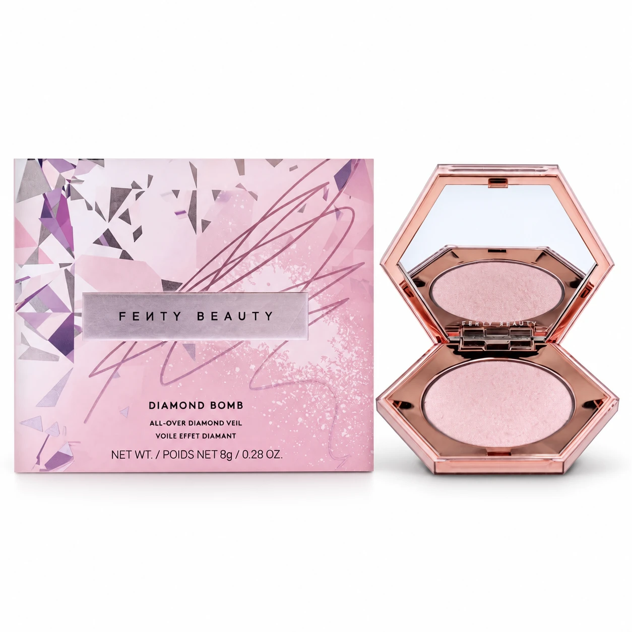 44bb2c07-fcb0-4f1b-94d3-7c32e4add64a هایلایتر فنتی بیوتی Fenty Beauty مدل Diamond Bomb | فول سایز - تصویر 1