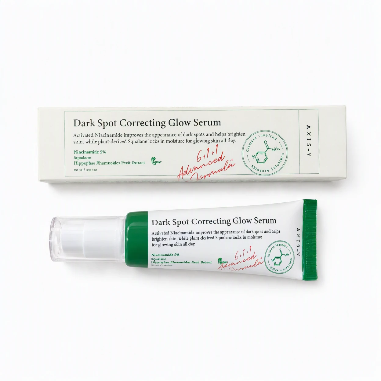 4e9031a0-0a82-4ae2-87f2-840356e91744 سرم ضد لک و روشنکننده اکسیس-وای مدل Dark Spot Correcting Glow Serum حاوی نیاسینامید ۵٪، ۵۰ میلیلیتر - تصویر 1