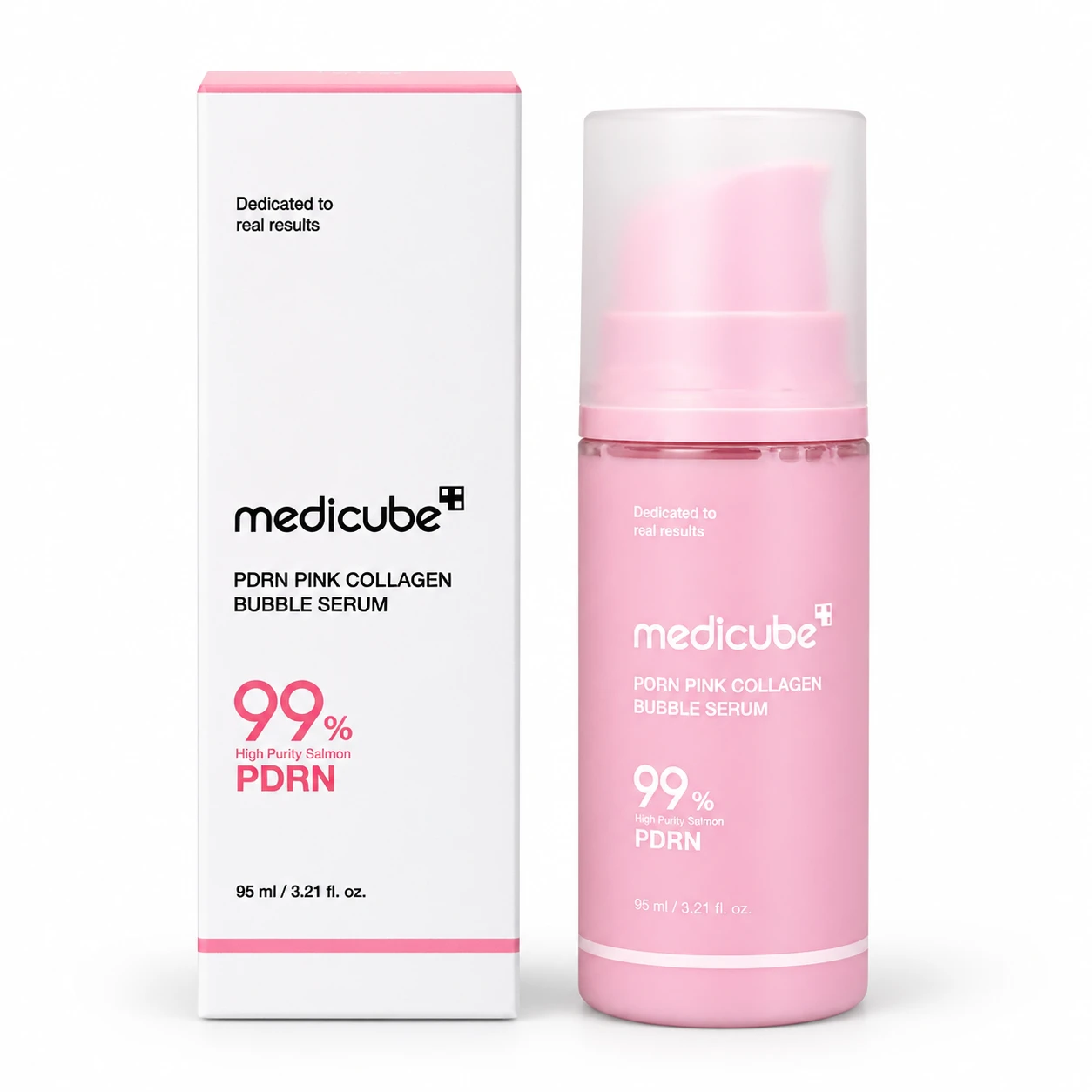 5 مدیکیوب سرم حبابی جوانساز مدل PDRN Pink Collagen حجم ۹۵ میلیلیتر - تصویر 1