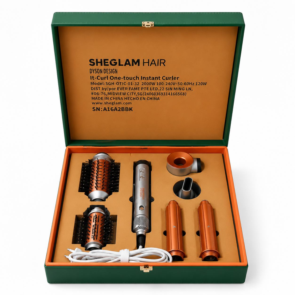 52bf94c0-0750-4b2a-98fa-06869147a6f7 پک چمدونی حالتدهنده و فر کننده چندکاره مو شیگلم هیرIt-Curl One-touch Instant Curler - تصویر 1