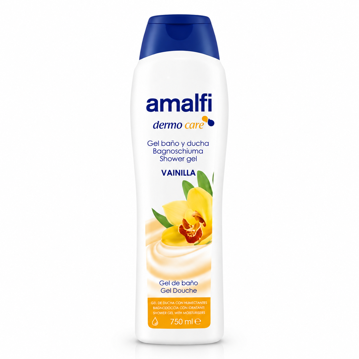 6 ژل حمام و دوش آمالفی مدل وانیل (Amalfi Dermo Care Shower Gel - Vainilla / Vanilla) - تصویر 1