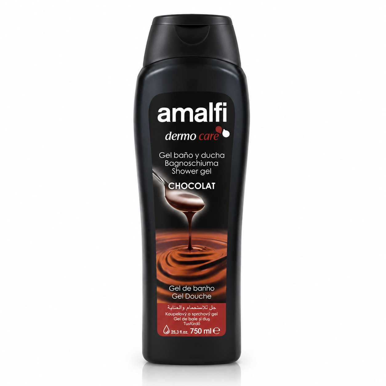 8 ژل حمام و دوش آمالفی مدل شکلات (Amalfi Dermo Care Shower Gel - Chocolat / Chocolate) - تصویر 1