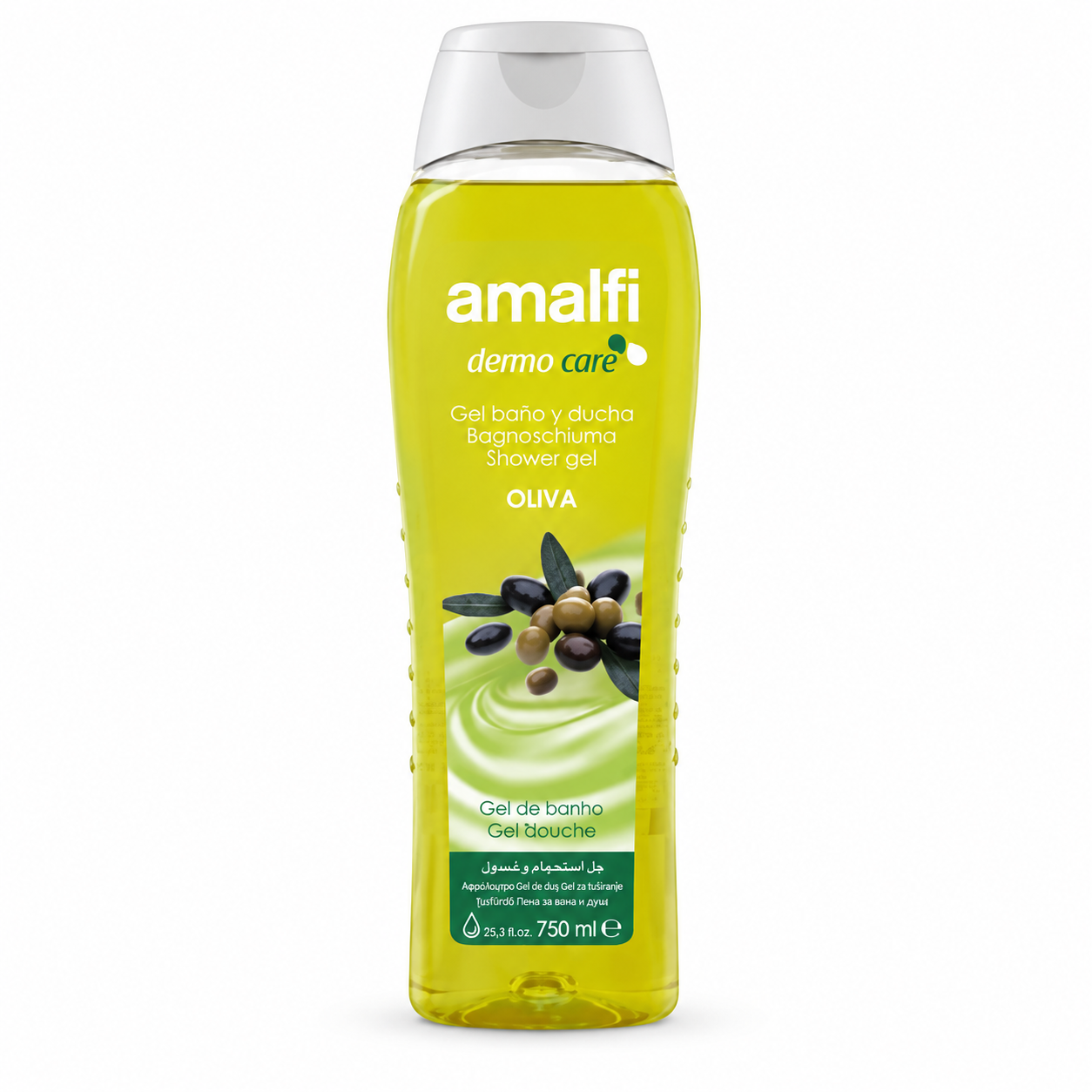 9 ژل حمام و دوش آمالفی مدل زیتون (Amalfi Dermo Care Shower Gel - Oliva / Olive) - تصویر 1
