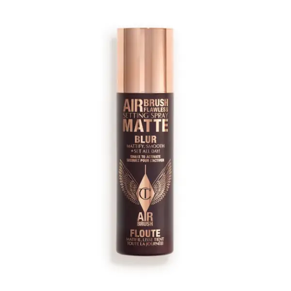 Charlotte-Tilbury-Matte-Fixing-Spray اسپری تثبیتکننده مات آرایش ایربراش فلولس شارلوت تیلبری - تصویر 1