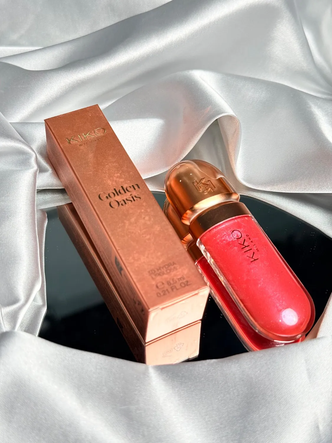 IMG_1704 پک رژمایع دوعدییKIKO MILANO Golden Oasis - تصویر 1