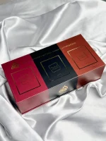 ست ۳ عددی عطر لطافه (Lattafa) مدل خمره (Khamrah) – پک هدیه شامل Khamrah، Khamrah Qahwa و Khamrah Dukhan - تصویر 4