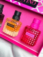 ست ۴ عددی عطر زنانه والنتینو (Valentino) مدل Donna Born in Roma – پک هدیه لوکس شامل ۴ مینیاتوری - تصویر 3