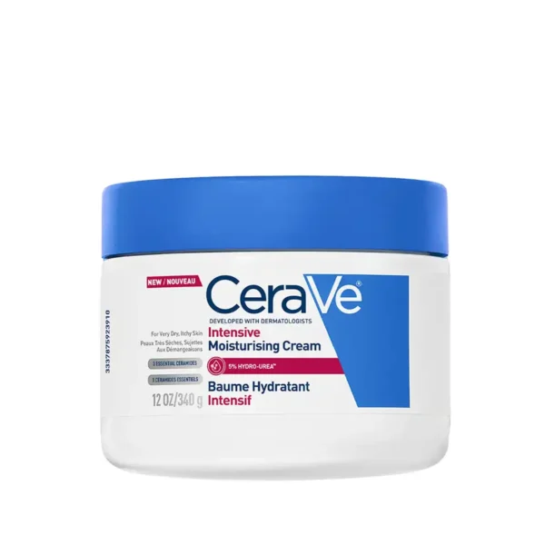 daa9d8b1d985-d985d8b1d8b7d988d8a8-daa9d986d986d8afd987-d8b3d8b1d8a7d988db8c-intensive-moisturising-cream-dbb3dbb4dbb0-daafd8b1d985-featured-600x600 سراوی کرم مرطوب کننده و ابرسان تخصصی (حاوی 5درصد اوره)مدل(CeraVe Intensive Moisturising Cream (5% Hydro-Urea) / 12 oz / 340g)حجم340گرم. - تصویر 1