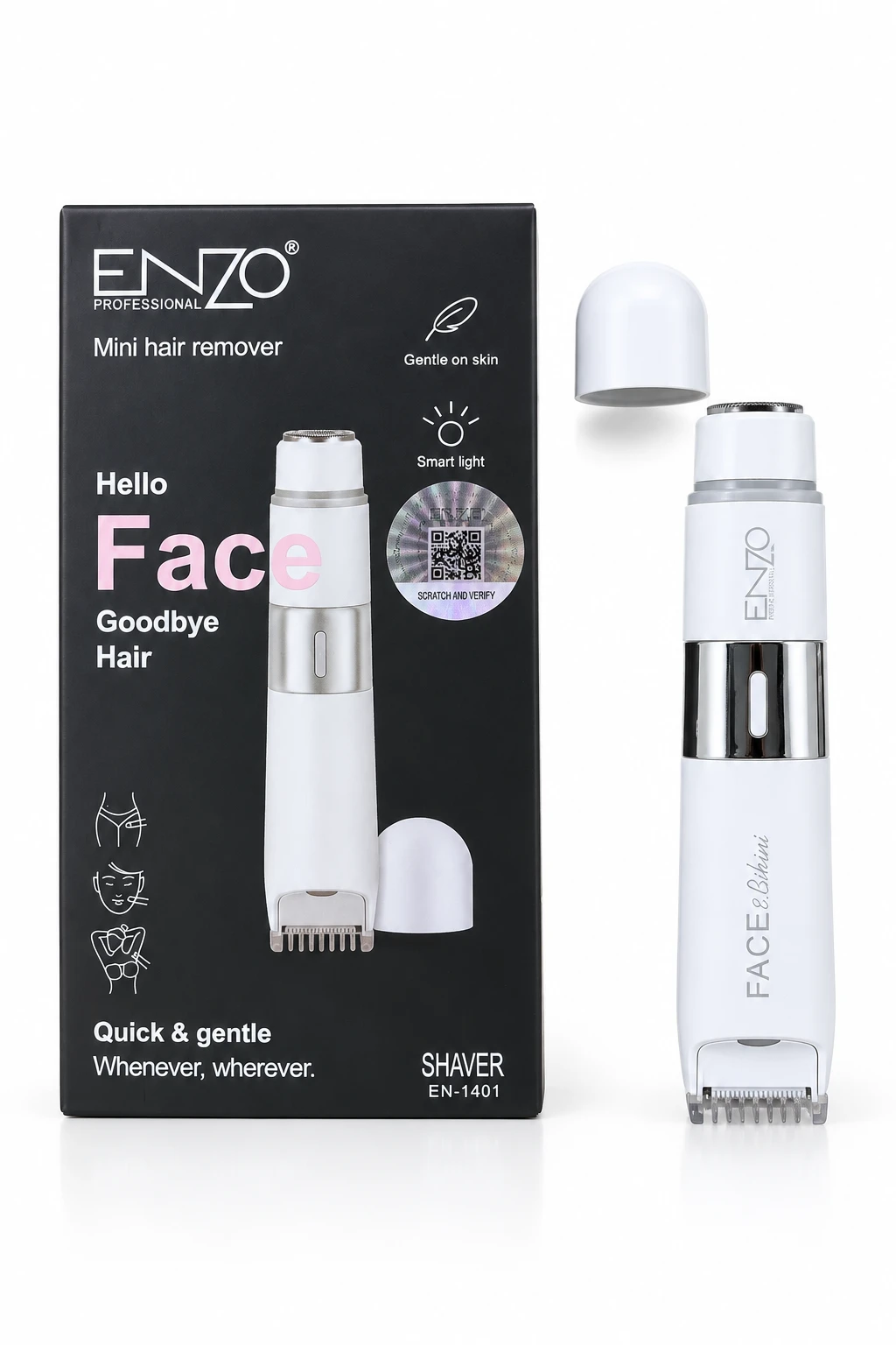 fb22be4f-5268-46cc-bcda-b7d8813d6d1a موزن و اصلاحکننده موی صورت و بدن انزو مدل EN-1401 - تصویر 1